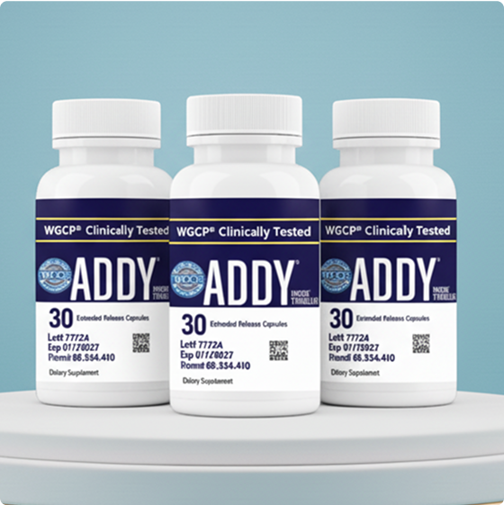 WGCPAddy™ Focus – 90 Capsules Bottle Subscription (monthly)