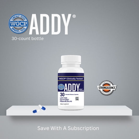 WGCPADDY® Focus – 30 Capsules Bottle Subscription (monthly)