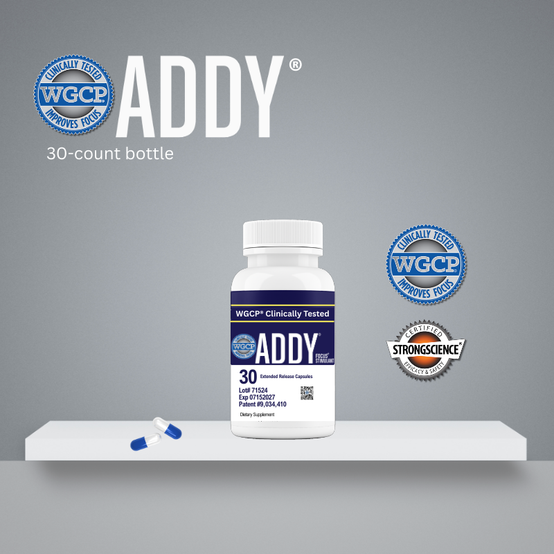 WGCPADDY® Focus – 30 Capsule Bottle